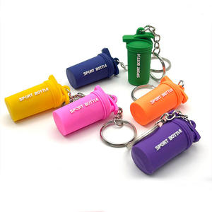 Llaveros Personalizados al por Mayor de Goma 3D con Forma de Disco de Pesas, <span class=keywords><strong>Mini</strong></span> Kettlebell, Mancuerna, Barra de Pesas - Product Image 3