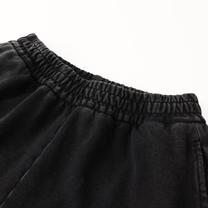 440G Factory Großhandel Custom Logo Druck Retro Jogging hose Französisch Terry Heavy Weight Jogging Wide Leg Acid Washed Jogging hose - Product Image 3