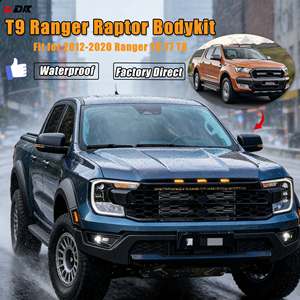 Nouveauté pour Ford Ranger 2012-2019 T6 T7 T8 jusqu'à Raptor T9 Style Upgrade Accessoires avec phare LED capot pare-chocs en stock - Product Image 1