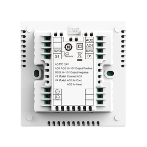Thermostat FCU 2 tuyaux pour climatisation 0-10V 24V programmable avec programmation et capteur à distance HL2123V2-E - Product Image 4