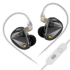 KZ Oficial Envío Gratis KZ 3DD Vader PRO Auriculares Intrauditivos Dinámicos de <span class=keywords><strong>Triple</strong></span> Driver Ajustables para Escenario con 4 Modos Sintonizables y Cable con Doble Micrófono - Product Image 4