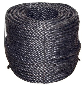 Cuerda Trenzada de Polipropileno Negra de 3/8 Pulgadas, 1/2 Pulgada, 1/4 Pulgada, Resistente al Agua, Protección UV, Alta Resistencia a la Tracción, Cuerdas Flotantes Danline - Product Image 1