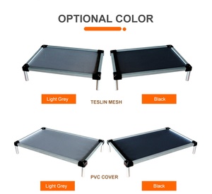 Hochwertiges nachhaltiges Teslin Mesh Hunde bett mit Aluminium ecken - Product Image 3