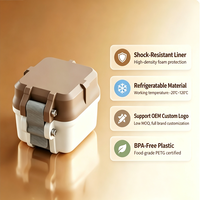 Boîte de protection personnalisée haut de gamme en PEGT imprimée en 3D UV, 3 ml, 10 compartiments, pour flacons de peptides, étui isotherme pour voyage