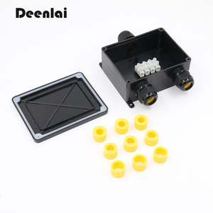 Deenlai 3 Cách Ngoài Trời Không Thấm Nước Nhựa Bao Vây Fsh716 Không Thấm Nước Trường Hợp IP68 Shell Với Cable Tuyến Kết Nối - Product Image 1