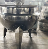 Huashang Custom Automatische Temperatuurgecontroleerde Verticale Jacket Kettle Stoomverwarmingskoker met Roerwerk Jacket Kettle