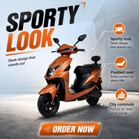 Nouvelle conception de moto électrique avec écran numérique, système de verrouillage intelligent antivol, carrosserie aérodynamique pour les jeunes conducteurs en voyage