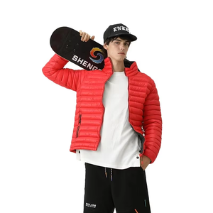 Fabrieksprijs Op Maat Voor Heren Gans Windjack Opstaande Kraag 100% Nylon Donsbestendige Voeringstof Voor Winterjassen - Product Image 2