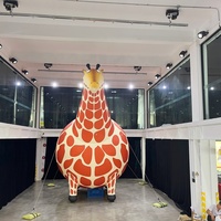 Modèle de crocodile gonflable géant amusant en tissu Oxford, alligator gonflable, animal de dessin animé gonflable pour la décoration d'événements en plein air