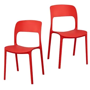 Дешевый внешний Современный дизайнерский Пластиковый Штабелируемый дизайнерский стул, коммерческий роскошный стул