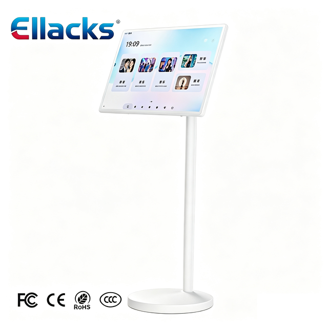 32 Inch Portable Touch Screen Smart Android TV Rechargeable Rotatable Portable Television With Wheels for Home Entertainment