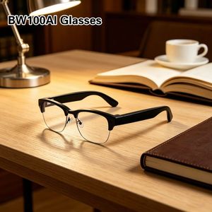 BW100 Smart Glasses with 8MP HD Camera Video Call 1080P Video Recording Audio Eyewear <b>Bluetooth</b> Music Sport Headset Men Women - Product Image 5