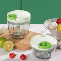 Huishoudelijke plastic knoflookpers & uien-gembermolen met pompoen-aardappelpers en babyvoedselprocessor