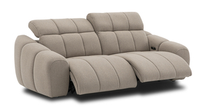 Sofá Reclinable Eléctrico de Lujo Estilo Italiano, Conjunto de <span class=keywords><strong>3</strong></span> <span class=keywords><strong>Plazas</strong></span> con Control <span class=keywords><strong>Motorizado</strong></span> del Reposacabezas, Sofá Modular para Residencia o Villa - Product Image 5