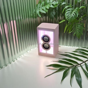 Haut-parleur transparent avec lumières RVB basses basses mini haut-parleur Bluetooth sans fil de haute qualité - Product Image 1