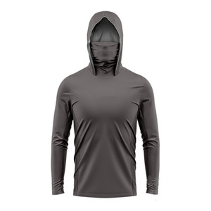 Tùy Chỉnh UPF 50 + Câu Cá Hoodie Áo Sơ Mi Cho Nam Giới Và Phụ Nữ Thoáng Khí Dài Tay Áo Câu Cá Đi Bộ Đường Dài Áo Sơ Mi - Product Image 2