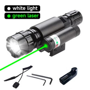 ไฟฉายเลเซอร์แบบ 2 in 1 สำหรับการยิงปืนและการล่าสัตว์กลางแจ้ง  แบบถอดได้ แสงสีแดงและสีเขียว  ชุดไม่รวมแบตเตอรี่ - Product Image 2