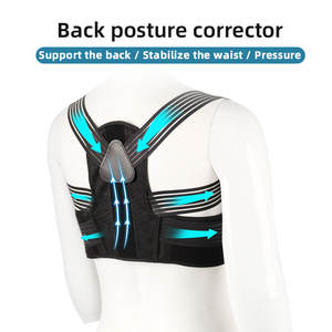 Correttore di Postura Regolabile con Supporto in Acciaio e PP, Doppie Cinghie a Y per Allineamento della Colonna Vertebrale e Sollievo dal Dolore alla Schiena - Product Image 4