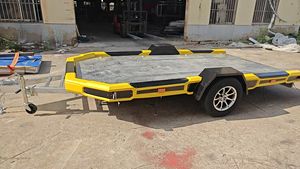 <span class=keywords><strong>Remolque</strong></span> de Coche de <span class=keywords><strong>Eje</strong></span> Único de Aluminio Galvanizado con Luces LED, Carga Máxima de 1110 <span class=keywords><strong>kg</strong></span>, Marca OZMATIX, Alta Calidad, <span class=keywords><strong>Precio</strong></span> Bajo, Pedido de Bajo Volumen - Product Image 2