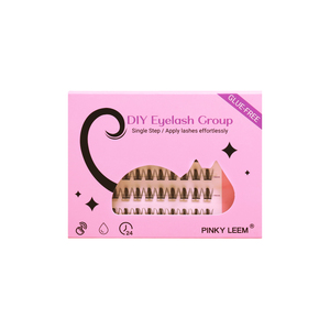 Salon Quality at Home Wispy Volume DIY Cluster <b>Lashes</b> Pre Glued Transparent Band for Dramatic Eye Everyday Look - Product Image 6