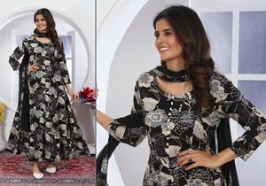 Premium Rayno Export Quality Long Kurti with Dupatta for Office and Regular Wear at Wholesale Price - Product Image 5