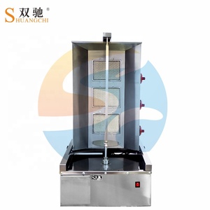 Máquina de shawarma de Gas LPG de 3 quemadores de acero inoxidable Doner <span class=keywords><strong>Kebab</strong></span> Grill BBQ Stove para Motor de Hotel como componente central - Product Image 4