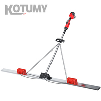 Polisseuse de Béton Électrique Niveau Vibration de Sol Règle Mortier Vibrateur Chape Machine de Nivellement de Béton 21V 1m-2m
