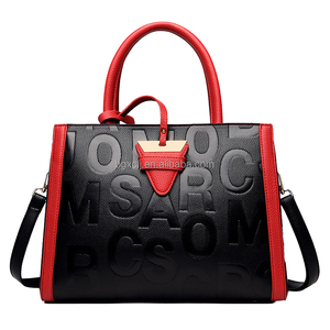 Sacs à main de luxe pour femmes en gros avec grande capacité, style personnalisé en cuir PU à motif lettres, tendance pour la saison d'automne - Product Image 4