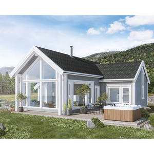 Villa unifamiliale Structure en acier Maison d'habitation préfabriquée entièrement meublée Maisons <span class=keywords><strong>de</strong></span> <span class=keywords><strong>plage</strong></span> préfabriquées <span class=keywords><strong>Cabine</strong></span> <span class=keywords><strong>de</strong></span> bâtiments <span class=keywords><strong>de</strong></span> <span class=keywords><strong>jardin</strong></span> - Product Image 1