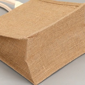 <strong>Custom</strong> Eco Reusable Small <strong>Jute</strong> Gift <strong>Bag</strong> High Quality Burlap Handbag Shopping <strong>Jute</strong> <strong>Tote</strong> <strong>Bag</strong> for Wedding Packing - Product Image 4