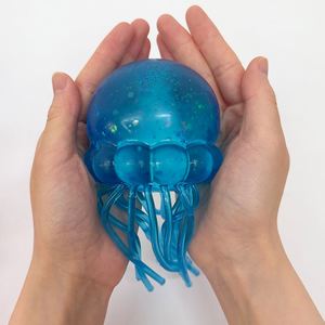 Jouet Squishy Méduse Géante 8*15cm à Montée Lente en TPR, Anti-Stress et Sensoriel, pour Récompenses en Classe - Entrepôt USA - Product Image 4