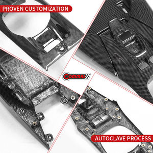 Kit Interior de Fibra de Carbono Seca para Auto, Estilo OME, Base para Botón de Control Central para Ferrari 812 - Product Image 3