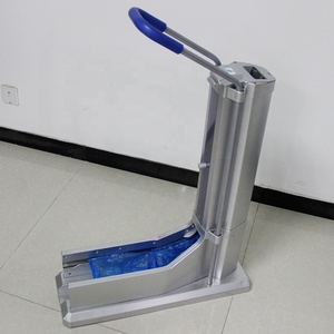 Automatische faule Kunststoff Schuh abdeckung Spender Boot <span class=keywords><strong>Cover</strong></span> Maschine mit Griff - Product Image 3