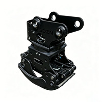Offre Spéciale Matériel d'Ingénierie et de Construction - Grappin Rotatif Hydraulique pour Bois Q355B en Acier, Grappin à Bois à 360 Degrés pour Forêt
