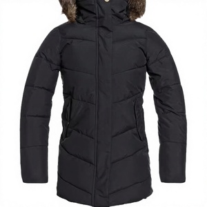 Unisex Plus Size Custom Puffer Jacket Quilted Nylon Waterproof Reversible Winter Thick Warm <b>Coat</b> with Lace Embroidery - Product Image 2