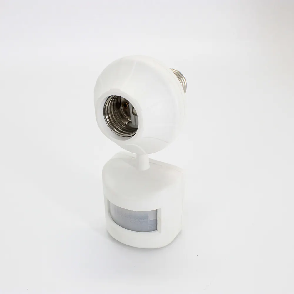220V PIR Motion Sensor Smart E26 Sensor Lamp Holder