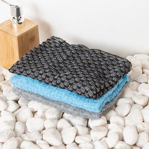 Nylon Exfoliating Bath Towel Long Strip <b>Back</b> <b>Scrubber</b> <b>Shower</b> Body Cleaning Tool Blue Black Gray Zhejiang Made - Product Image 2