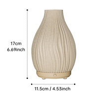 Diffuseurs d'huiles essentielles portables alimentés par USB, diffuseur d'huiles essentielles en résine de 80 ml, diffuseur d'aromathérapie pour la maison et le bureau