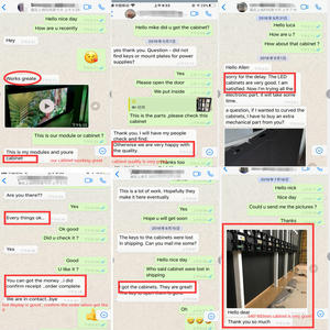 Кран дисплей A13 панель стенд <span class=keywords><strong>Leed</strong></span> экран коврик 360 полностью закрытый P19 250 светодиодный шкаф отливки фиксированный - Product Image 5