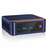 Mini PC Intel N150 8 Go 16 Go DDR4 M.2 SATA SSD 24/7 Faible Consommation d'Énergie Ordinateur de Bureau Mini PC Windows 11 Pro