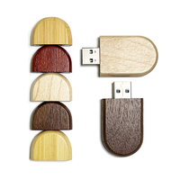 Clé USB en Bois de Haute Qualité à Conception Personnalisée 32 Go 64 Go 128 Go, Clé USB Flash en Bois 8 Go 16 Go avec Logo Imprimé