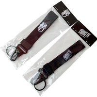 Lanière courte anti-perte portable avec logo personnalisé, imprimée par transfert thermique, en nylon/polyester, pour la promotion d'entreprise