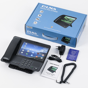 Téléphone de bureau <span class=keywords><strong>sans</strong></span> <span class=keywords><strong>fil</strong></span> ZT9600 4G LTE-Écran <span class=keywords><strong>HD</strong></span> 8 ", 64 Go de ROM et 4 Go de RAM pour le multitâche et les appels vidéo - Product Image 3