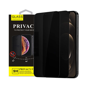 2 pacchetto di Bolla di Trasporto Anti Spy Privacy Temperato Dello Schermo di Vetro Della Protezione Della Protezione Per il <span class=keywords><strong>iPhone</strong></span> <span class=keywords><strong>13</strong></span> Pro Max 6.7 <span class=keywords><strong>pollici</strong></span> - Product Image 1