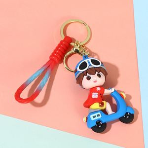 Wholesale Light Cartoon <b>Anime</b> PVC <b>Keychain</b> Popular <b>Anime</b> Characters Design 3D Eco-Friendly High Quality - Product Image 6