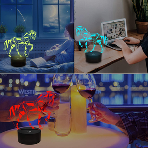 Đèn Giáng Sinh Để Bàn Anime 3D Acrylic Chất Lượng Cao Đèn Ngủ Điều Khiển Từ Xa LED Cho Trẻ Em Trang Trí Phòng - Product Image 5