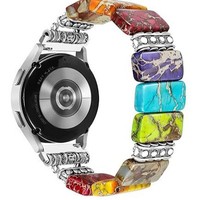 Bracelet de montre chaîne bracelets de mode pour Iwatch 38 42 mm jaspe impérial bracelet de montre perlé pour Apple Watch