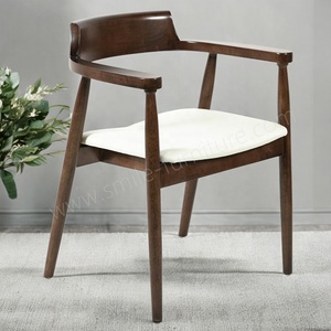 Sillón de Madera de Roble Moderno en Oferta, Silla de Comedor Cómoda para <span class=keywords><strong>Hotel</strong></span>, Hogar, Oficina, Baño, Sillón de Comedor Luka - Product Image 5