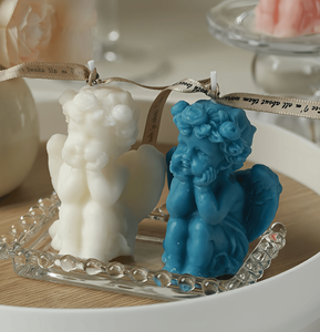 Candela Profumata Angelo per Regalo di Compleanno Romantico e Creativo, Decorazione da Tavolo Profumata Ornamento per Arredamento Casa - Product Image 4