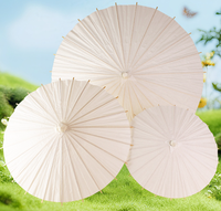 Parasols de mariage en bois peints à la main, écologiques, faits sur mesure - Tailles 20/30/40 cm, kit de peinture DIY pour mariage